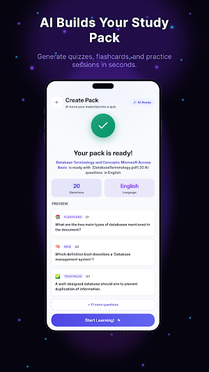 Synapse: AI Flashcards & Quiz Screenshot 2