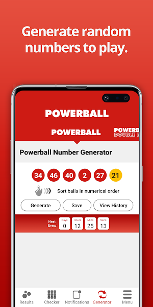 Powerball Results Screenshot 3