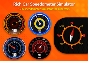 Rich Car Speedometers Sim Screenshot 0
