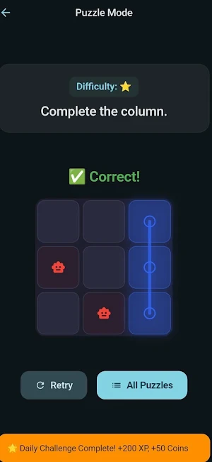 Tic Tac Toe — XO Puzzle Game Screenshot 1