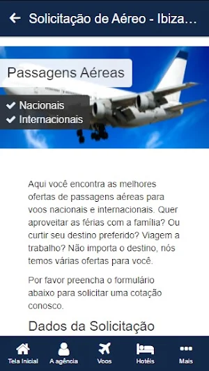 Ibiza Viagens Screenshot 1