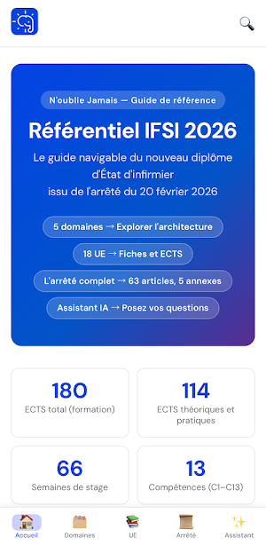 Référentiel IFSI 2026 Screenshot 0