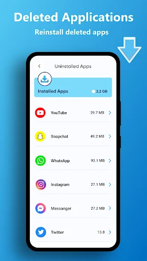 App Recovery: Recover Deleted Screenshot 2