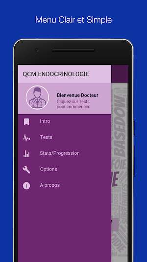 QCM ENDOCRINOLOGIE Screenshot 1