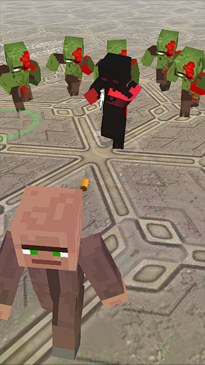 Herobrine vs Zombies 3D Screenshot 2