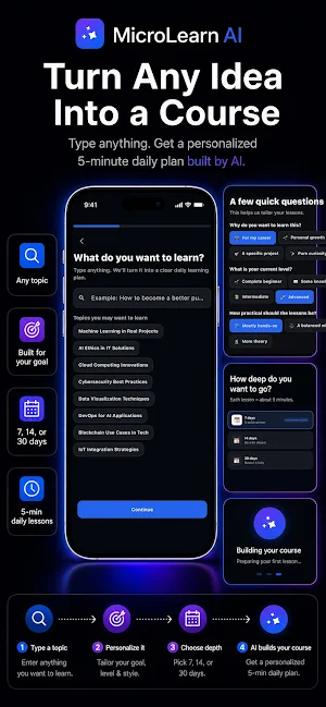 MicroLearning App Screenshot 1