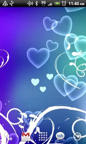 KF Hearts Live Wallpaper Screenshot 0
