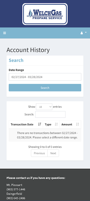 Welch Gas Screenshot 1