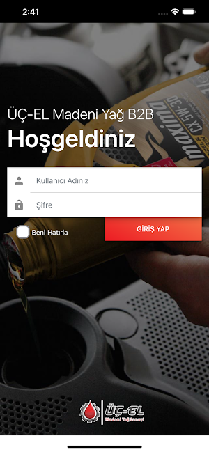 ÜÇEL Bayi Portalı Screenshot 1