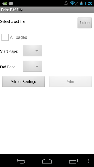 Brother Print SDK Demo Screenshot 3