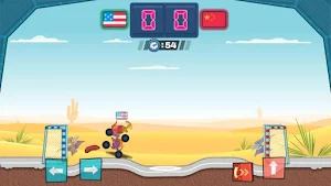 Dinosaur Soccer Run : Shoot Sa Screenshot 1