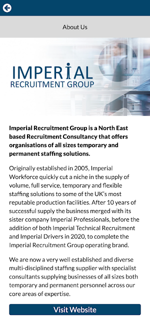 Imperial Recruitment Group Screenshot 2