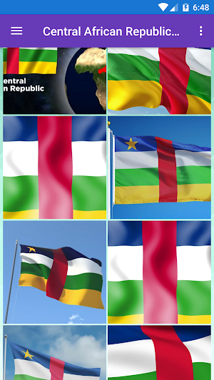 Central African Republic Flags Screenshot 2
