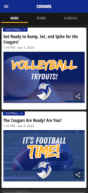Clarksville Academy Cougars Screenshot 1