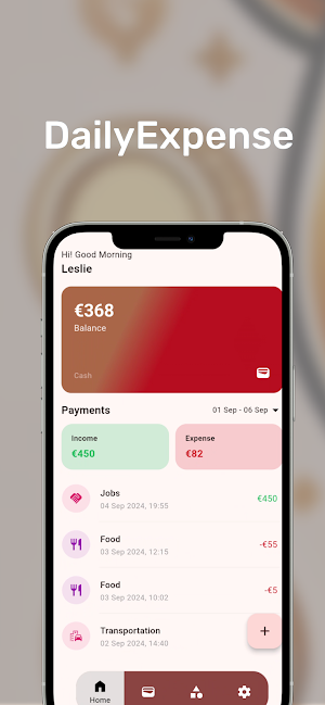 DailyExpense Screenshot 2
