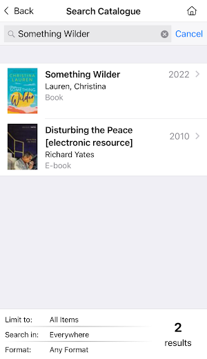 Mid-Western Regional Library Screenshot 2