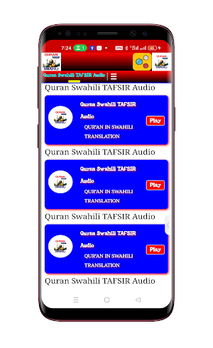 Quran Swahili TAFSIR Audio Screenshot 1