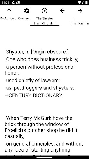 Book, By Advice of Counsel Screenshot 1