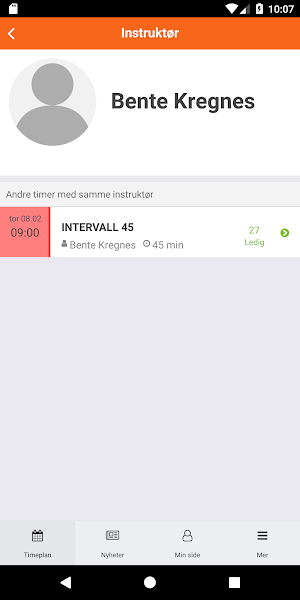 IMPULSE Booking Screenshot 2