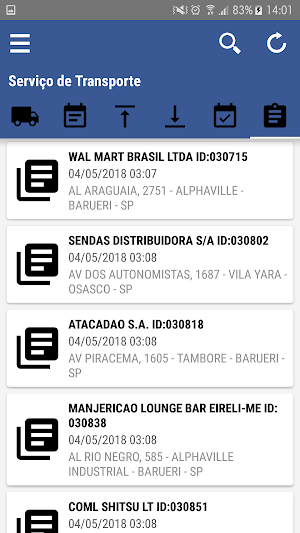 RDC Logística Mobile Screenshot 1