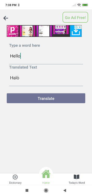 Scots Gaelic Translator Screenshot 1