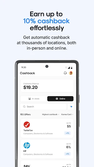 Karma - Mobile Banking Screenshot 1
