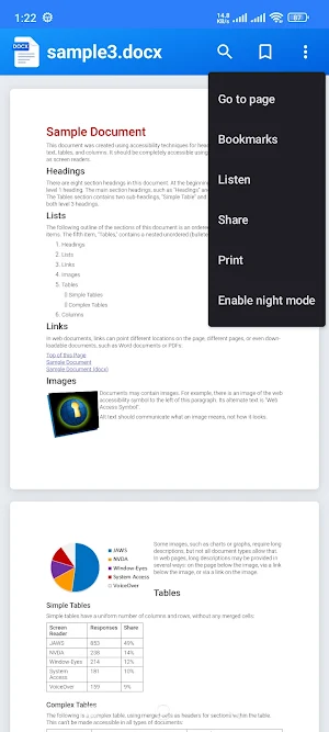 Docx Viewer Screenshot 3
