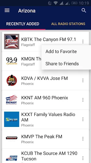 Arizona Radio Stations - USA Screenshot 1