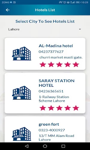 Tourist Facilitation Screenshot 3