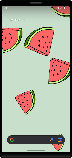 Watermelons Live Wallpaper Screenshot 2