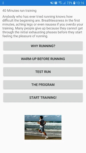 40 Minutes Running Screenshot 0