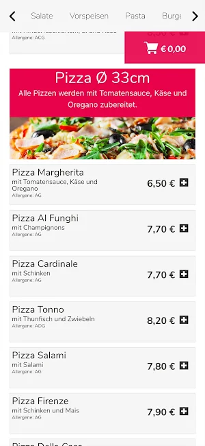 Bella Italia Wieselburg Screenshot 1