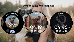 Sweet Dog WatchFace Screenshot 2
