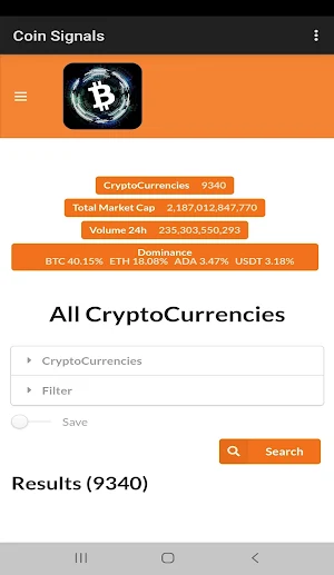 Coin Signals Screenshot 0