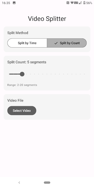 Video Splitter: Video Cutter Screenshot 1