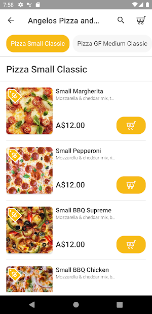 Angelo's Pizza & Pasta Screenshot 1