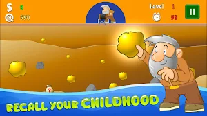 Gold Miner - Classic Game Screenshot 2