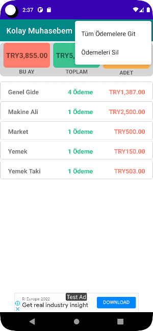 KolayMuhasebem Screenshot 1