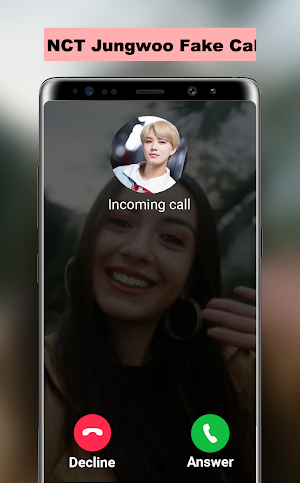 Jungwoo Fake Call Screenshot 0