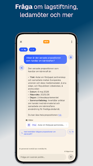 Riksdagsinsyn Screenshot 1