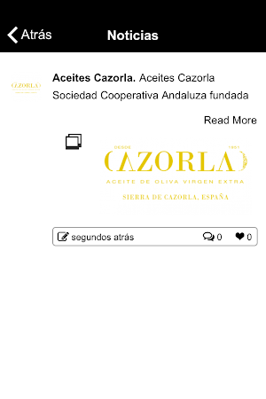 Aceites Cazorla Screenshot 1
