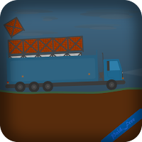 Truck On Fire 2D