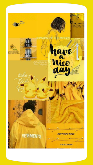Aesthetic Yellow Wallpaper HD 4K 2021 Screenshot 3