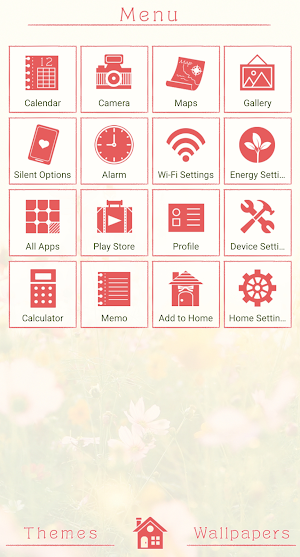 Autumn Cosmos Theme +HOME Screenshot 1