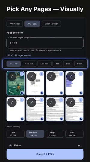 PDF to Image Converter Screenshot 1