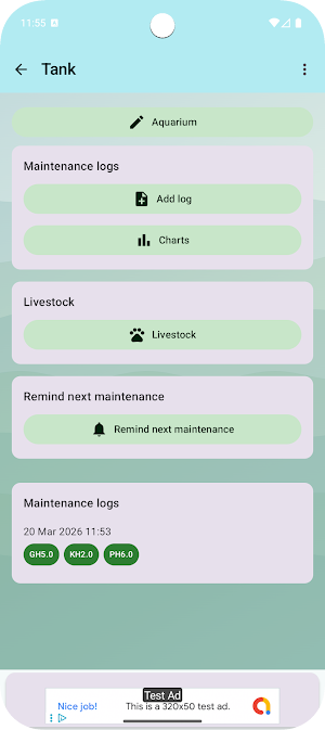 Aqualog - Smart Aquarist Screenshot 3