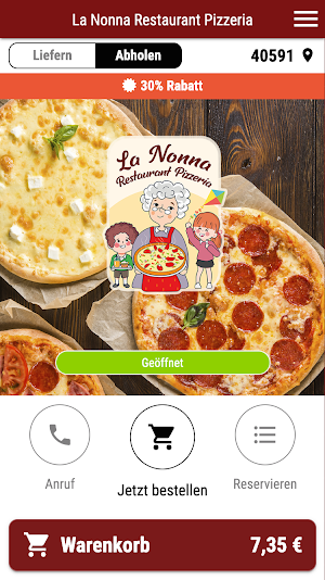 La Nonna Restaurant Pizzeria Screenshot 0