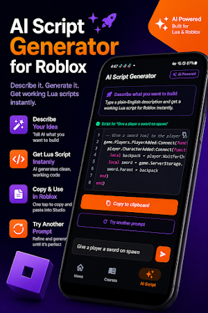 RoboDev - Learn Roblox Coding Screenshot 1