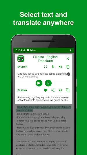 Filipino - English Translator : free & offline Screenshot 3