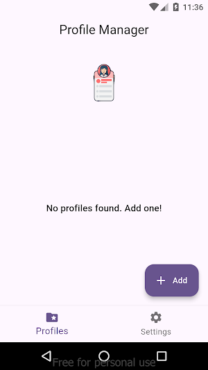 Profile Manager Screenshot 0